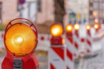 Straßensperrungen in Annaberg-Buchholz erforderlich - Die Bambergstraße und der Rosenweg sind bis voraussichtlich Freitag voll gesperrt.
