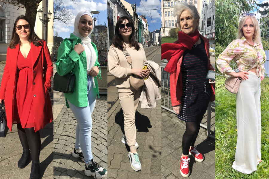 Streetstyle Vogtland: So frisch sind Frühlingsoutfits in Plauen - Isabel Appel, Sema Takwa, Olga Tatevosova, Uta Lutz und Evelyn Reißmann