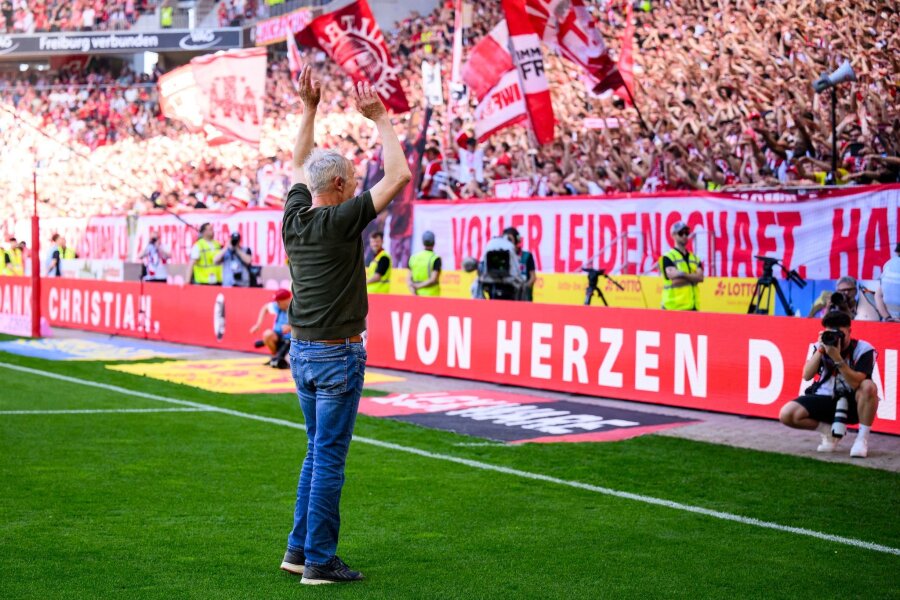 Streich: Rückkehr zum SC nicht ausgeschlossen - Freiburgs Trainer Christian Streich legt sein Amt zum Saisonende nieder.