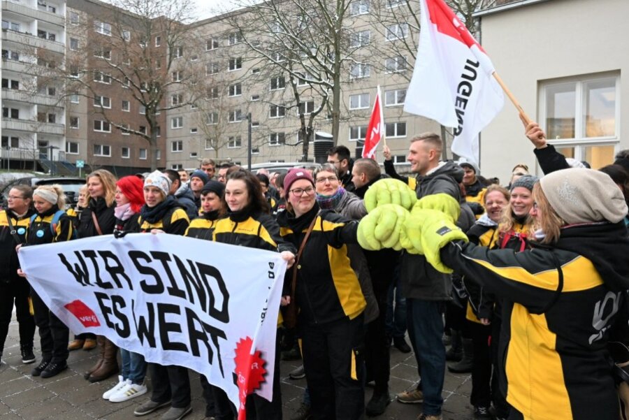 Streik bei der Post: Diese Bezirke in Sachsen sind betroffen - 