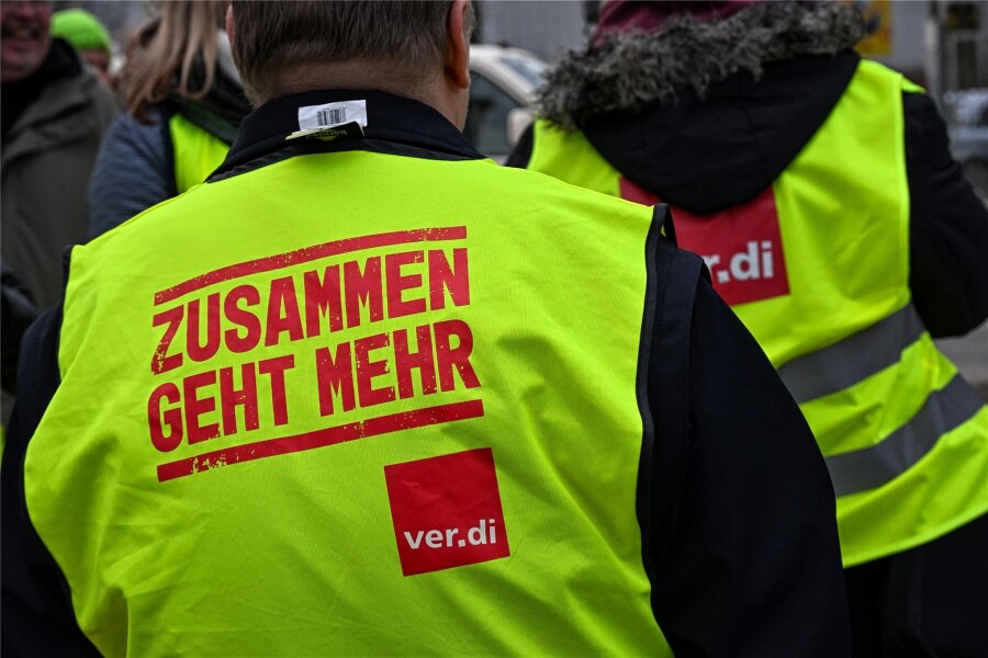 Streik im Chemnitzer Busverkehr am Mittwoch und Donnerstag - Die Gewerkschaft Verdi ruft die Mitarbeiter der CVAG-Tochter ETP zum Streik auf.