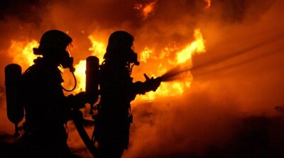 Strohpressen in Flammen - 45.000 Euro Schaden - 