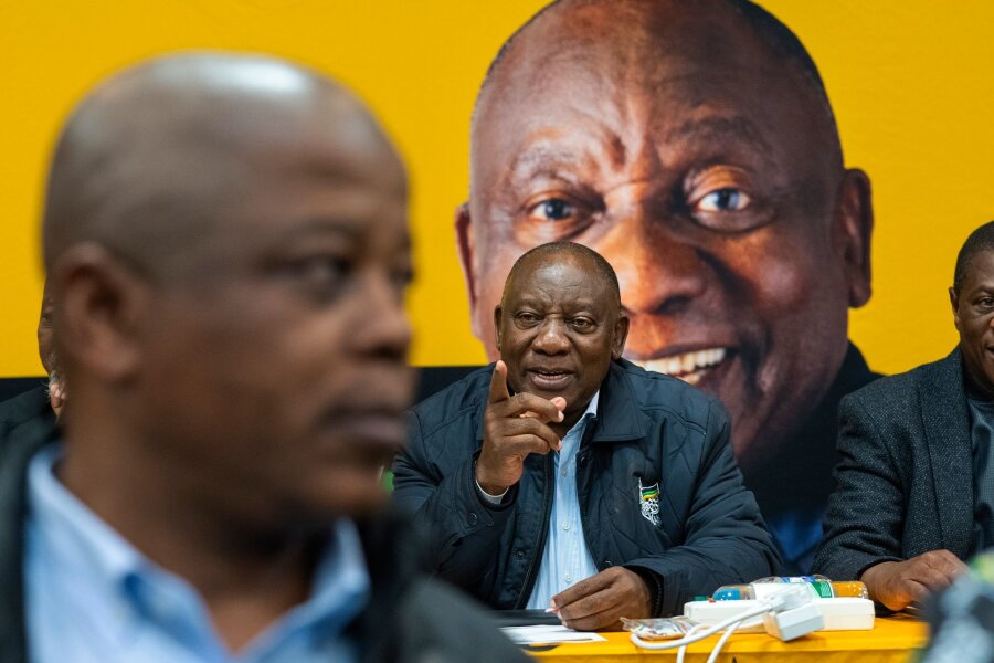 Südafrikas ANC strebt parteiübergreifende Regierung an - Die Partei African National Congress (ANC) verlor bei der Wahl in der vergangenen Woche seine langjährige Mehrheit, blieb aber die größte Partei.