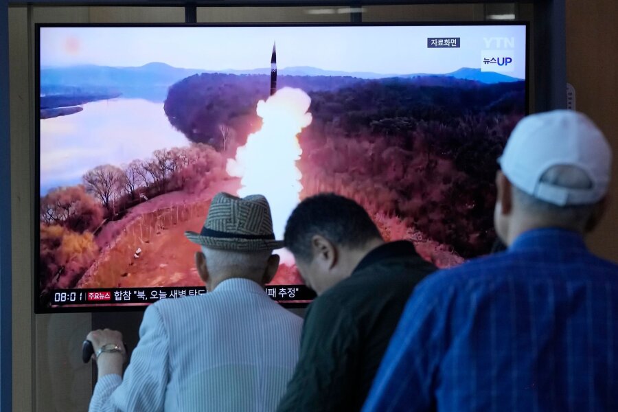 Südkorea: Nordkorea misslingt neuer Raketentest - Starts und selbst Tests ballistischer Raketen sind Nordkorea durch UN-Beschlüsse verboten. Die Führung in Pjöngjang setzt sich aber immer wieder über diese Verbote hinweg.