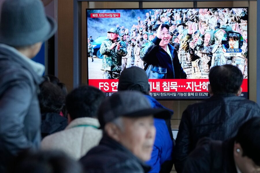 Südkoreas Militär: Nordkorea feuert mehrere Raketen ab - Die Spannungen auf der koreanischen Halbinsel haben zugenommen.