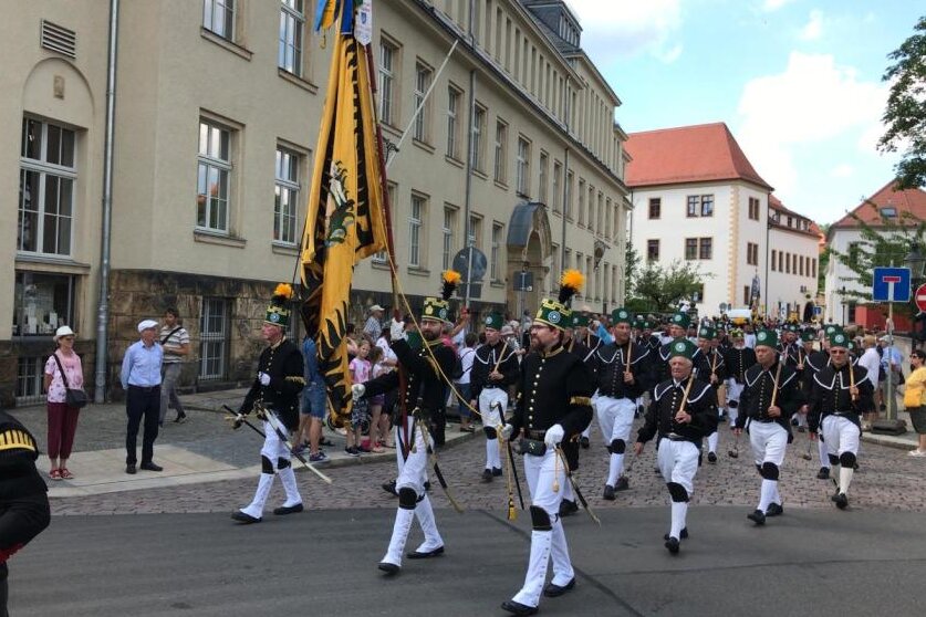 Tagebuch vom Bergstadtfest: Große Bergparade zieht durch Freiberg