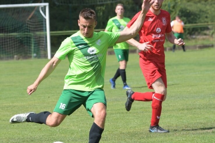 Tanne: Generalprobe geglückt - Pierre Kretzschmar erzielte beim 3:0-Erfolg gegen den TSV Ifa Chemnitz den ersten Treffer für den SV Tanne Thalheim. 