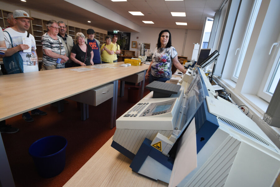 Technisches Rathaus: Mehr als 1000 Besucher beim Tag der offenen Tür - Blick in die Poststelle