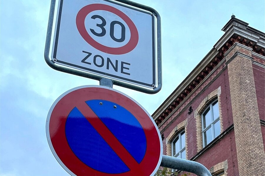 Tempo 30 gilt ab sofort im Wohngebiet in Werdau-Ost - Im Wohngebiet Werdau-Ost gilt ab sofort Tempo 30.