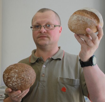 Test: Wenig Glück mit dem Glyx - Die Waage neigt sich für Mario Ulbrich zugunsten eines neuen Brotes.