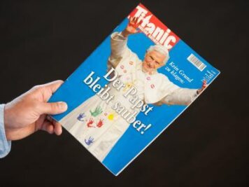 «Titanic»-Magazin: Rücktritt «nicht abgesprochen» - Im vergangenen Jahr zierte der Papst gleich zweimal das Cover der «Titanic».