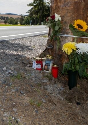 Tödliche Unfälle: Das soll sich jetzt an der B 169 tun - Die Rinde des Unfallbaumes war bei den Unfällen schwer beschädigt worden. Nun soll der Baum komplett verschwinden. 