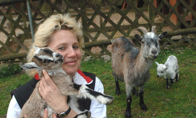 Tierpflegerin Andrea Hentschel