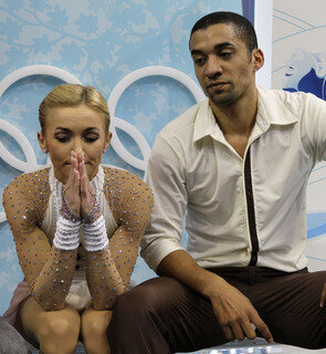Enttäuscht: Aliona Savchenko und Robin Szolkowy wollten Gold und holten Bronze.