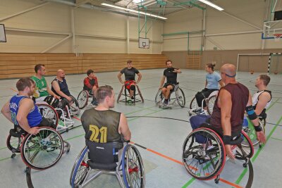 Trainingsstart bei den Rollstuhlbasketballern - 