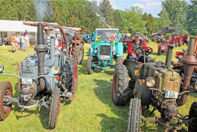 Traktorliebhaber laden zu Treffen in Lauterbach - Im vergangenen Jahr konnten knapp 20 Traktoren bestaunt werden. 