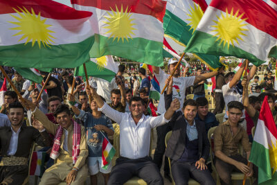 Traum vom eigenen Kurden-Staat ist ein Spiel mit dem Feuer - Die nordirakischen Kurden lassen sich ihren Traum vom eigenen Kurdenstaat nicht ausreden. Am 25. September wollen sie über die Unabhängigkeit ihrer Autonomieregion abstimmen - trotz des Verbots aus Bagdad.