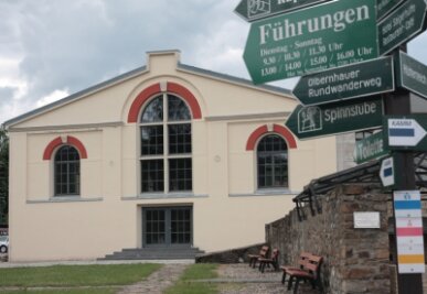 Mehrzweckhalle auf dem Saigerhütten-Gelände in Olbernhau