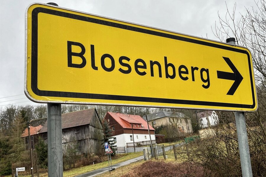 Triebel feiert 2024 viele Jubiläen und investiert auch in den Ortsteilen - Im kleinsten Ortsteil Triebels wird dieses Jahr investiert: Die Dorfstraße in Blosenberg erhält eine neue Entwässerung.