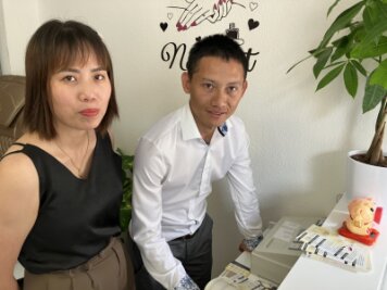 Thi Loan Tran und ihr Mann Dinh Duan Vo haben am 1. August in Mittweida ein Nagelstudio eröffnet. 