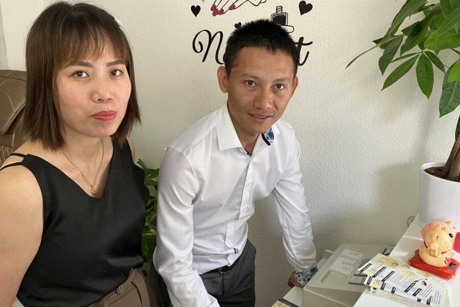 Thi Loan Tran und ihr Mann Dinh Duan Vo haben am 1. August in Mittweida ein Nagelstudio eröffnet. 
