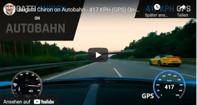 Tschechischer Millionär rast mit 417 km/h über deutsche Autobahn - Ermittlungsverfahren eingeleitet - 