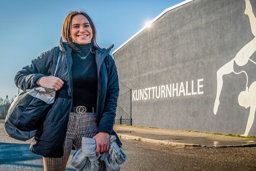 Sophie Scheder hat 14 Jahre in der Halle im Chemnitzerin Sportforum trainiert. Jetzt wechselt sie nach Köln. 