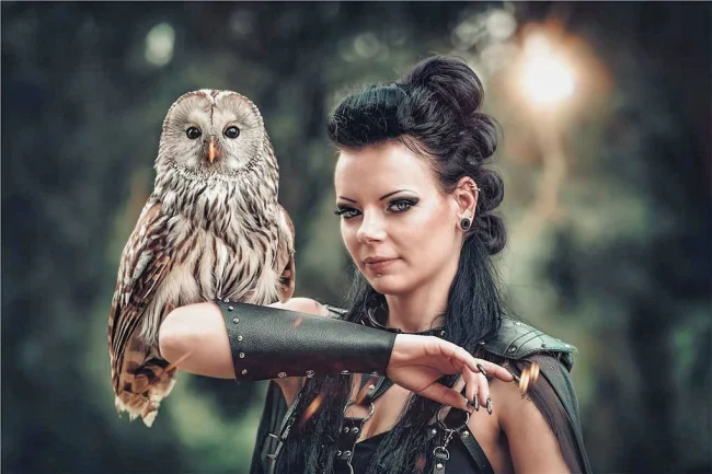 Ihr liebstes Fotoshooting durfte Dominique Wahl mit einer Eule bestreiten. 