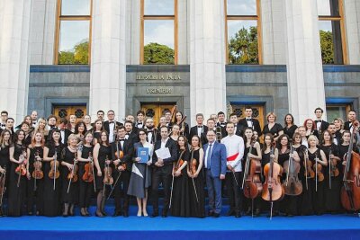 Ukrainer spielen in Bad Elster für den Frieden - Das Kyiv Symphony Orchestra und die Chursächsische Philharmonie spielen in der Saison 2023/24 gemeinsam in Bad Elster.