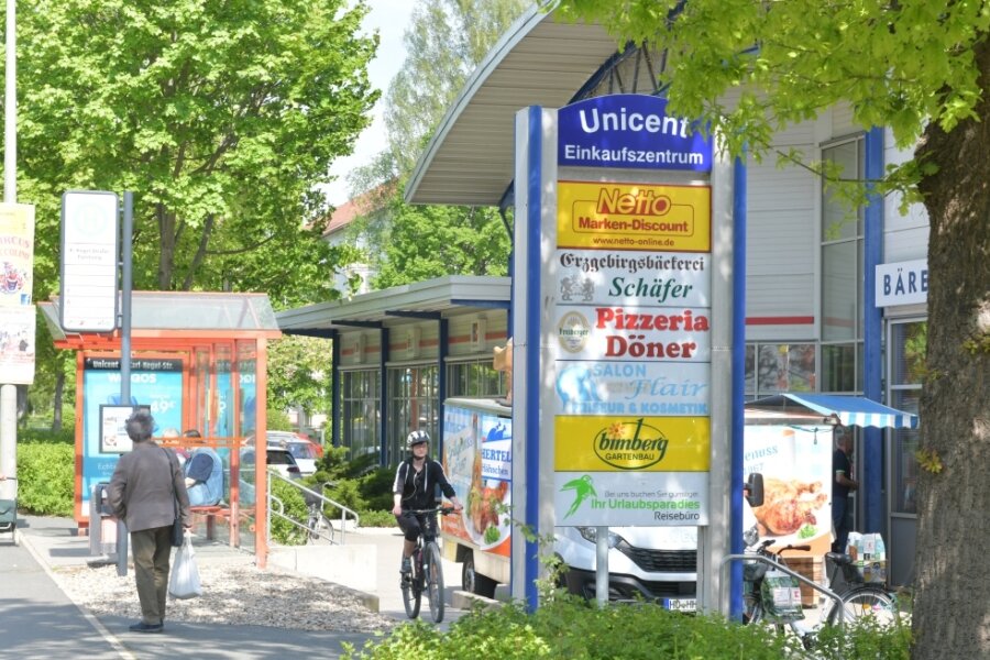 Umbau am Unicent: Jetzt schließt der zweite Einkaufsmarkt - Im Unicent-Komplex an der Karl-Kegel-Straße in Freiberg wird der Netto-Discounter wegen Umbauarbeiten zeitweise geschlossen. 