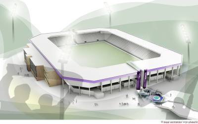 Umbau des Erzgebirgsstadions in Aue startet im Dezember - 