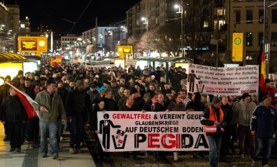 Umfrage: Pegida-Demonstranten frustriert von der Politik - 