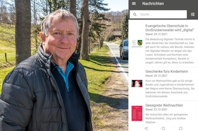 Umstrittenes Gedicht von Großrückerswalder Bürgermeister taucht in Gemeinde-App auf