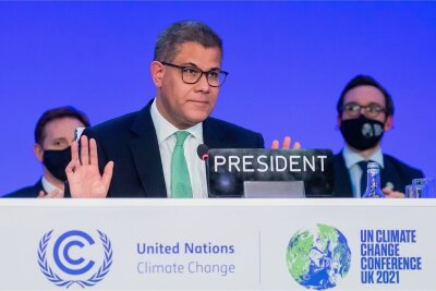 UN-Klimagipfel: Was von Glasgow bleiben wird - Alok Sharma, britischer Präsident der Weltklimakonferenz, zum Abschluss der 26. Konferenz in Glasgow. 