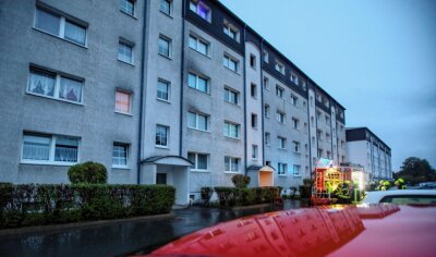 Unbekannte stecken vor Syrauer Wohnblock gelbe Säcke in Brand - 