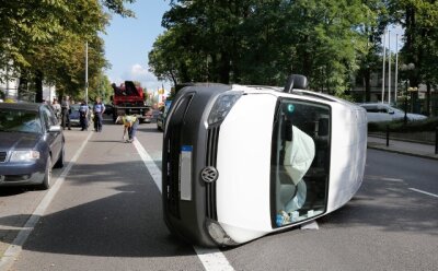 Unfall auf der Zschopauer Straße - 