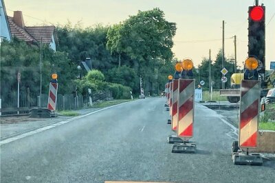 Unvernünftige Autofahrer sorgen in Süßebach für Ärger - Dieser Abschnitt der S 308 bei Süßebach wird saniert. Bei der Vollsperrung suchen viele Schleichwege.