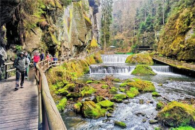 Urlaubsrabatt für die Böhmische Schweiz - Wandern in der Edmundsklamm in Tschechien. 