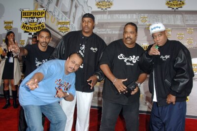 Urvater des Rap: «Big Bank Hank» von der Sugarhill Gang ist tot - Die Mitglieder der Band The Sugarhill Gang, darunter Henry Lee Jackson alias «Big Bank Hank» (r) in New York im Jahr 2006.