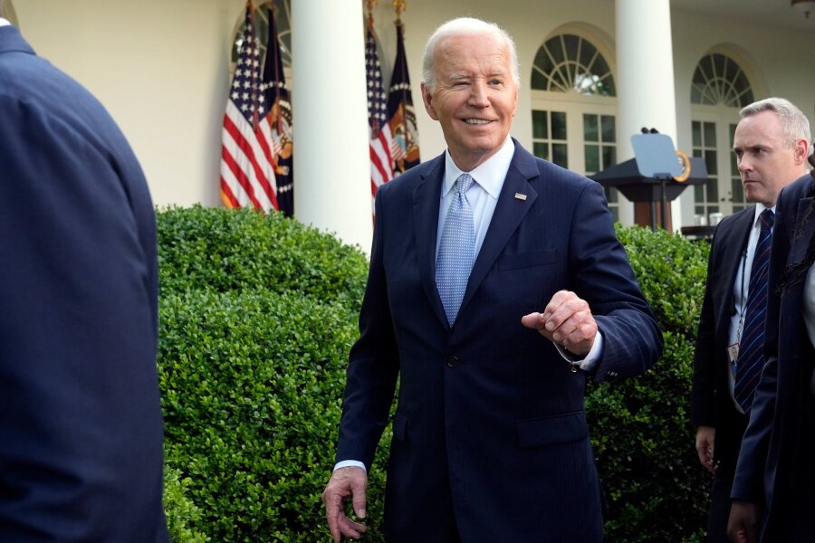 USA nehmen Israel gegen Vorwürfe in Schutz - US-Präsident Joe Biden machte klar: "Wir stehen an der Seite Israels."