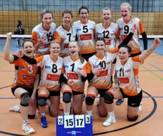 VC-Damen wollen nachlegen - Volleyballerinnen des VC Zschopau.