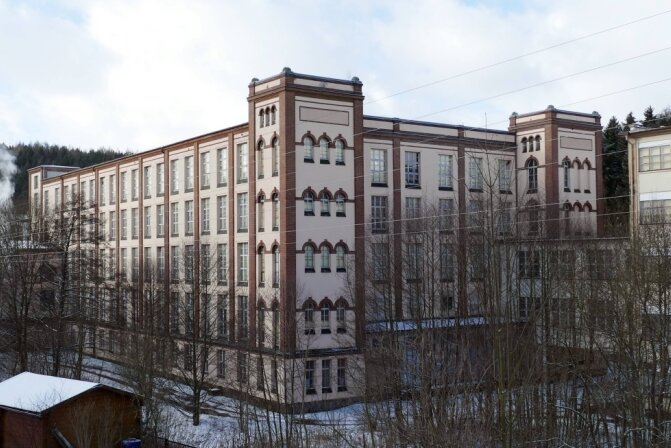 Venusberger Spinnerei steht erneut vor Schließung - Das Firmengelände misst 100.000 Quadratmeter. Nur ein Teil der Gebäude dort wird heute noch genutzt.