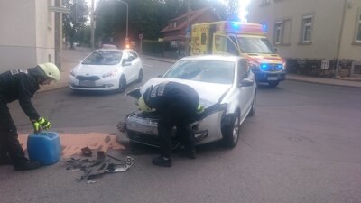 Verkehrsunfall auf Frauensteiner Str. - 