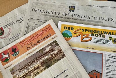 Verlag arbeitet nicht im Auftrag der Stadt Schwarzenberg - Mitteilungsblätter und öffentliche Bekanntmachungen.