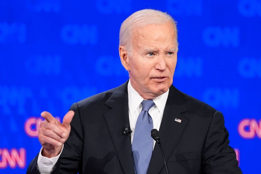 Verpatzter Auftritt: Biden bemüht sich um Schadensbegrenzung - US-Präsident Joe Biden hat bei der TV-Debatte gegen seinen Kontrahenten Donald Trump keine gute Figur gemacht.