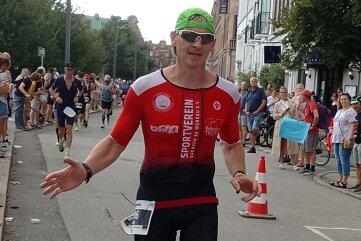Versöhnliches Finale in Kopenhagen - Mike Kändler auf der Laufstrecke im Kopenhagener Zentrum.
