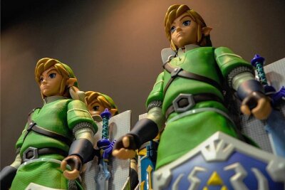 Videospiel "Zelda": Link fürs Leben - Mini-Sammlerfiguren von "Zelda"-Held Link. 
