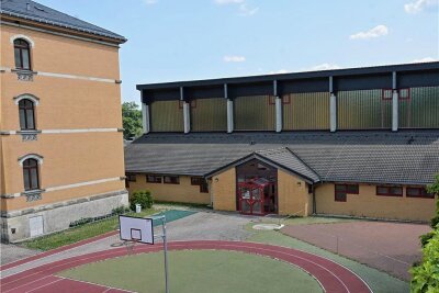 Viel Geld für neue Sanitäranlagen in Schönheider Schulturnhalle - Die Turnhalle an der Oberschule Schönheide.