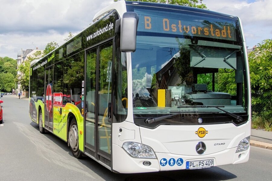 Viele Busfahrer krank: Plauens Stadtbusse der Linie A fallen derzeit abends aus - In Plauen müssen derzeit wegen kranker Busfahrer abends Stadtbusfahrten ausfallen.