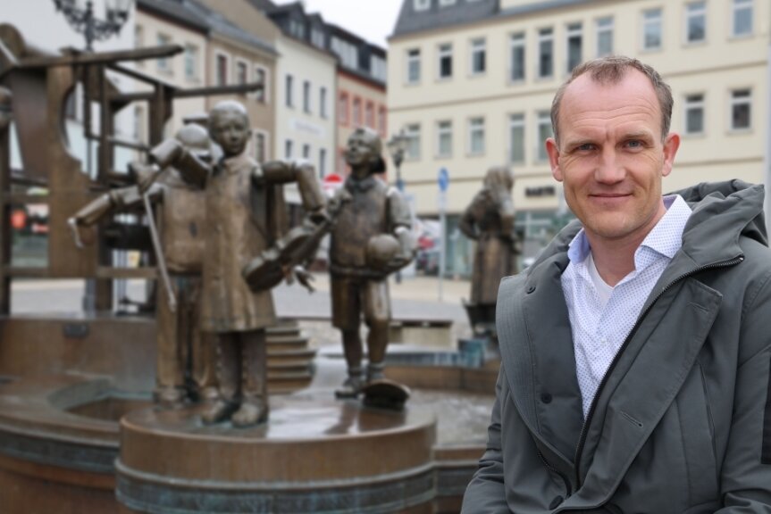 Thomas Kubbe will als Stadtoberhaupt in das Glauchauer Rathaus einziehen. 